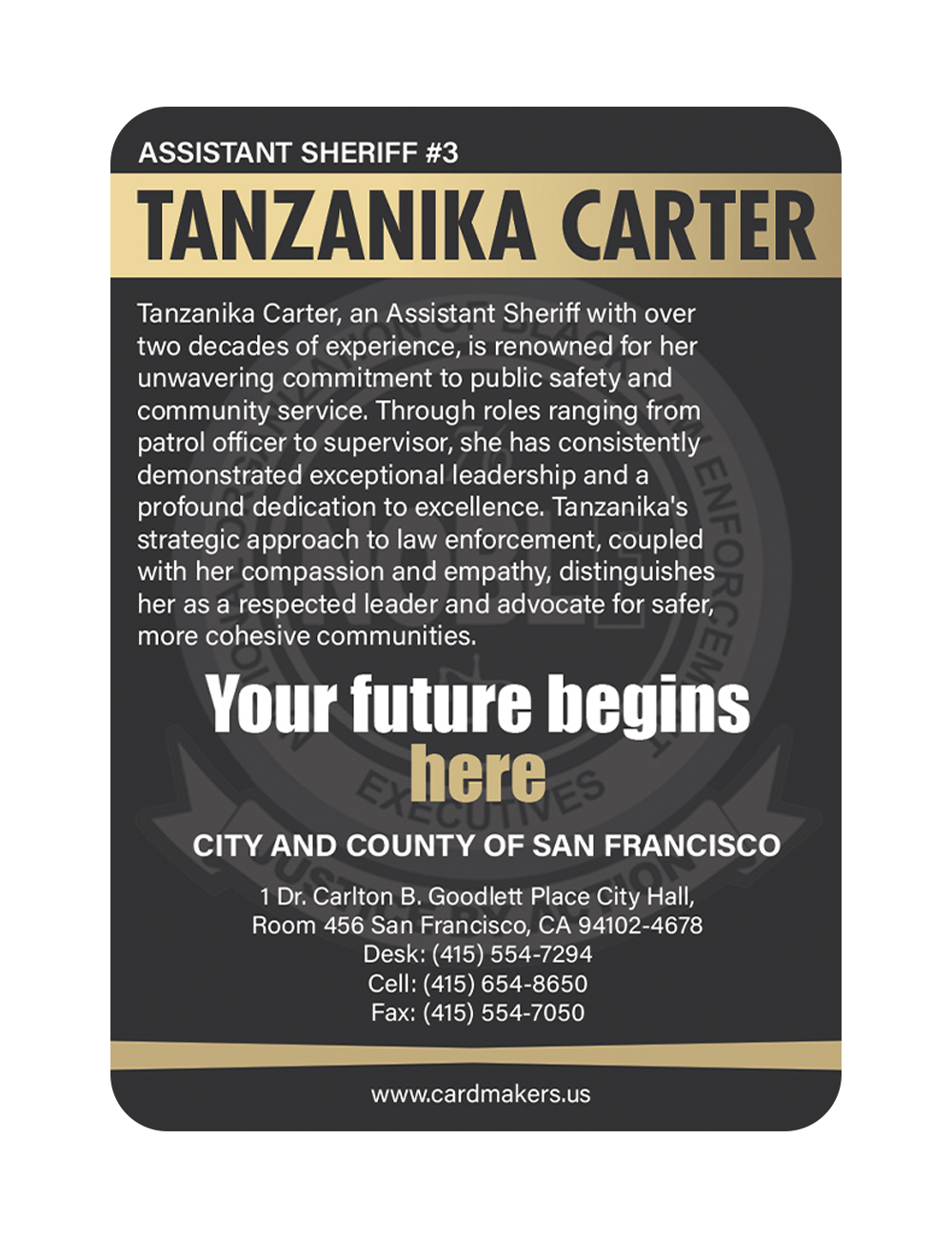 City & County of San Francisco 3 - Back