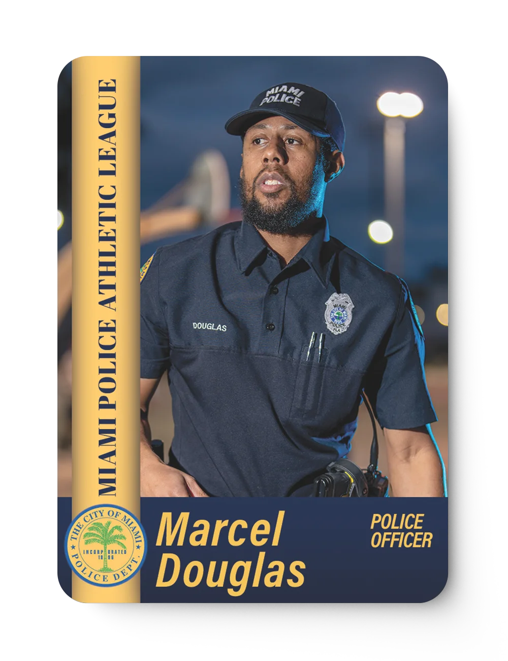 Miami Police Athletic League - Custom Trading Card